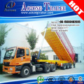 China factory high quality 3 axle 40ft rear container tipper trailer hot sale